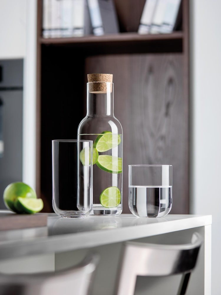 Luigi Bormioli Set of 6 Grey Sublime Stemless Glasses - Image 2 of 5