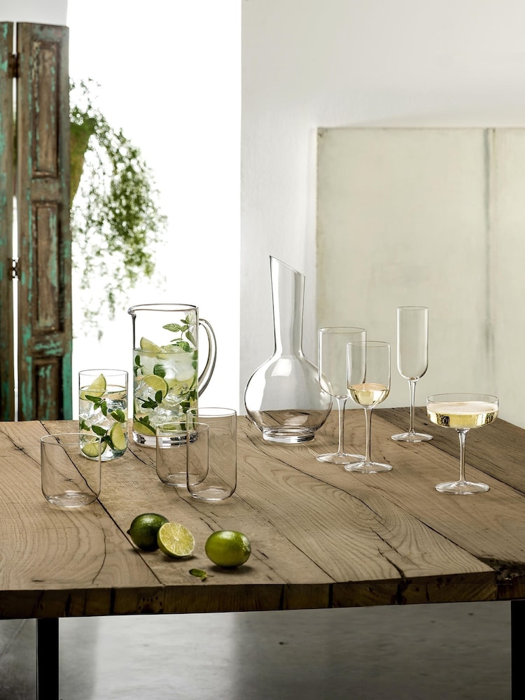 Luigi Bormioli Set of 6 Grey Sublime Stemless Glasses - Image 5 of 5