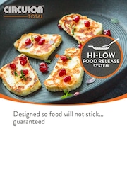 Circulon Grey Total Hard Anodised 30cm Frying Pan With Glass Lid - Image 2 of 5