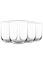 Luigi Bormioli Set of 6 Grey Sublime Tumblers Glasses - Image 1 of 6