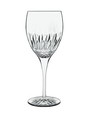 Luigi Bormioli Set of 6 Grey Diamante Red Wine Glasses - Image 1 of 2