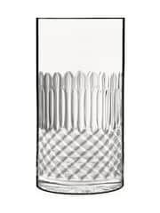 Luigi Bormioli Set of 6 Grey Diamante Hi-Ball Glasses - Image 2 of 4