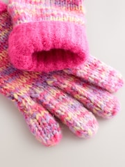 Pink/Blue Beanie Gloves And Snood Set (3-13yrs) - Image 5 of 6