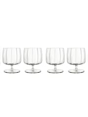 Luigi Bormioli Set of 4 Grey Jazz Rum Cocktail Glasses - Image 1 of 3