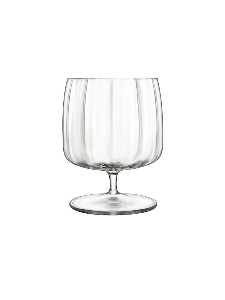 Luigi Bormioli Set of 4 Grey Jazz Rum Cocktail Glasses - Image 2 of 3