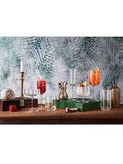 Luigi Bormioli Set of 4 Grey Jazz Rum Cocktail Glasses - Image 3 of 3