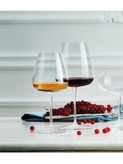 Luigi Bormioli Set of 4 Grey Talismano Red Wine Glasses - Image 3 of 4