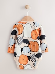 Naranja - Baby Long Sleeve Halloween Bodysuit - Imagen 2 de 7