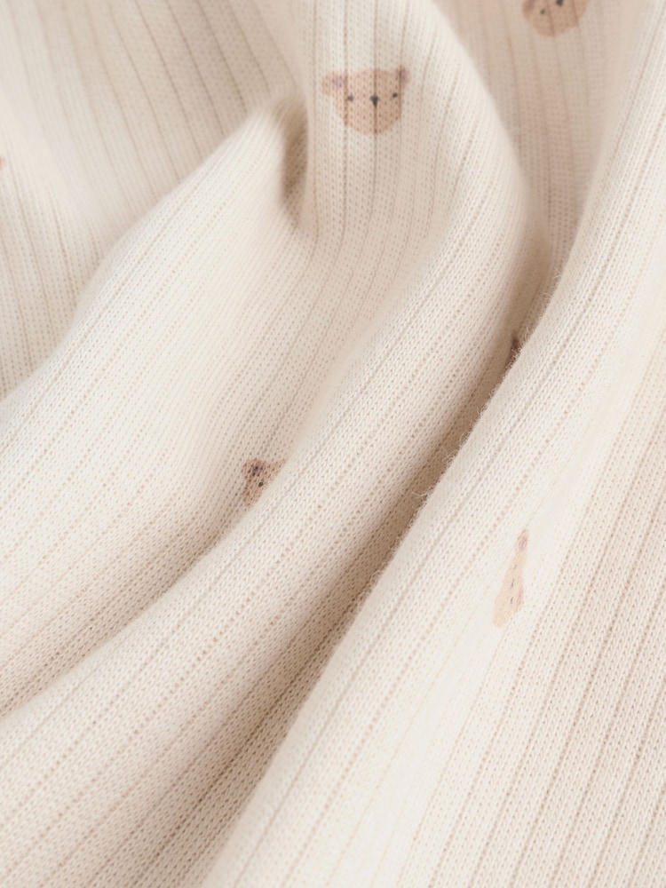 Neutral Bear Baby Long Sleeve Bodysuits 5 Pack - Image 15 of 15