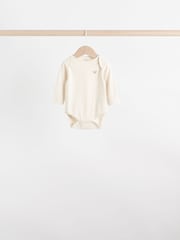 Neutral Bear Baby Long Sleeve Bodysuits 5 Pack - Image 2 of 15