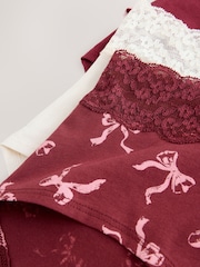 Berry Bow Print - Unterhosen aus Spitze, 4er-Pack - Bild 10 von 10