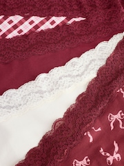 Berry Bow Print - Unterhosen aus Spitze, 4er-Pack - Bild 9 von 10