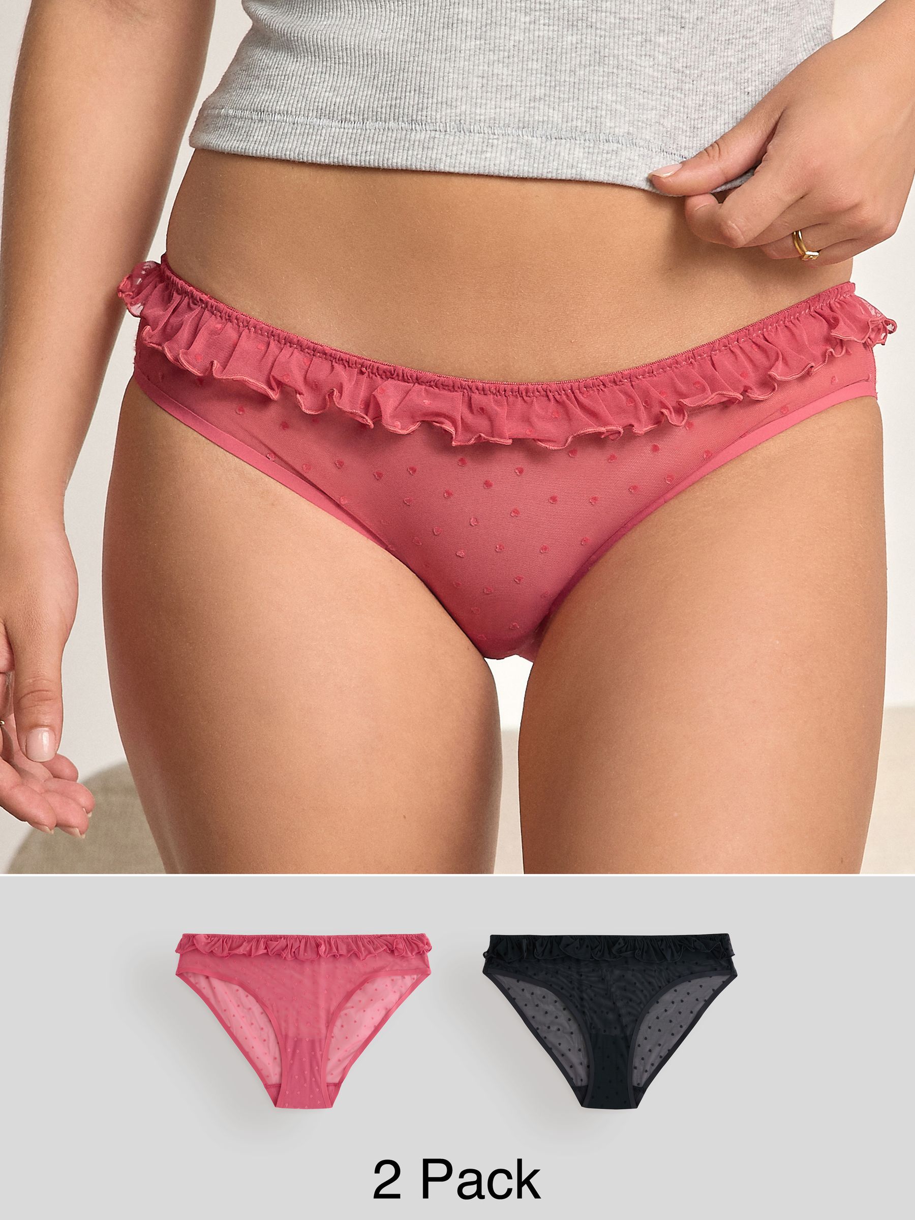 パンツ neith. Herringbone Lingerie Half Pants No-Show Hipster Panty | LaneBryant