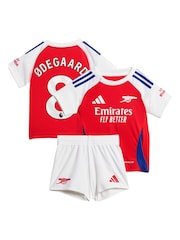 adidas Red Arsenal Home Babykit Shirt 2024-25 - Image 1 of 3