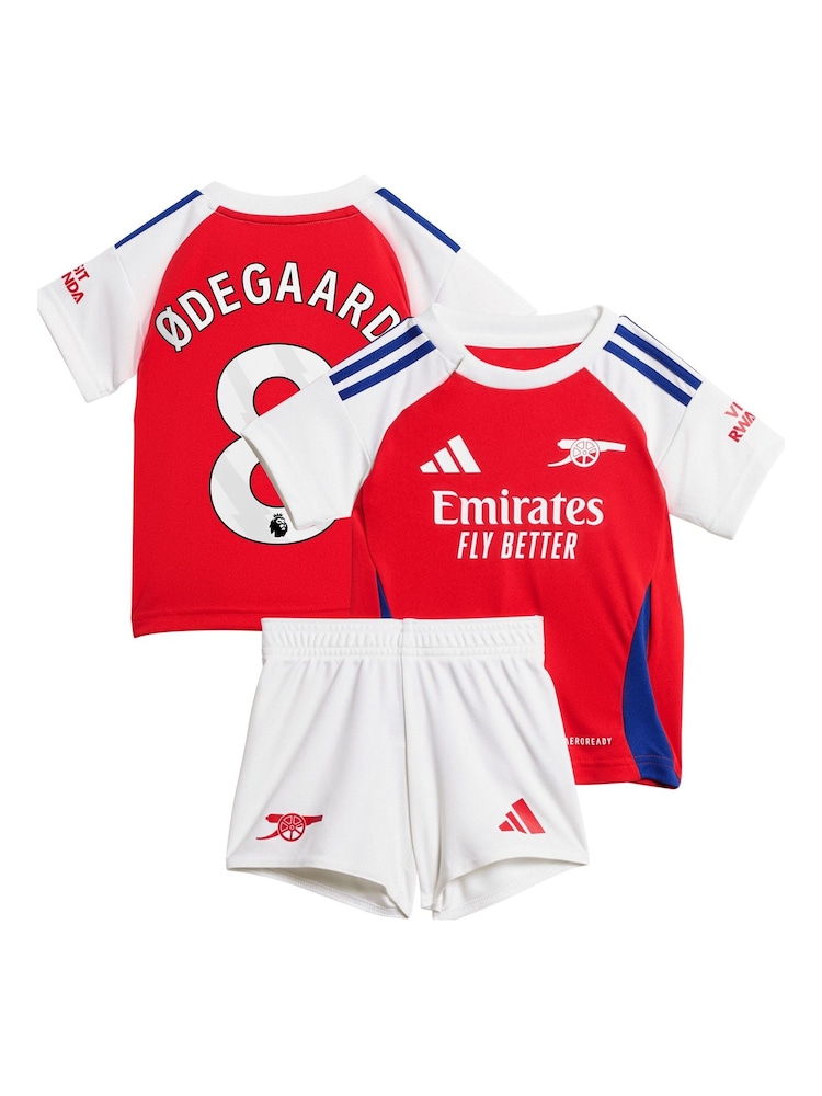 adidas Red Arsenal Home Babykit Shirt 2024-25 - Image 1 of 3