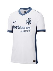 Nike White Dri-FIT Inter Milan Away Match Shirt 2024-25 - Image 2 of 3