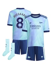 adidas Blue Arsenal Third Minikit Shirt 2024-25 - Image 1 of 3