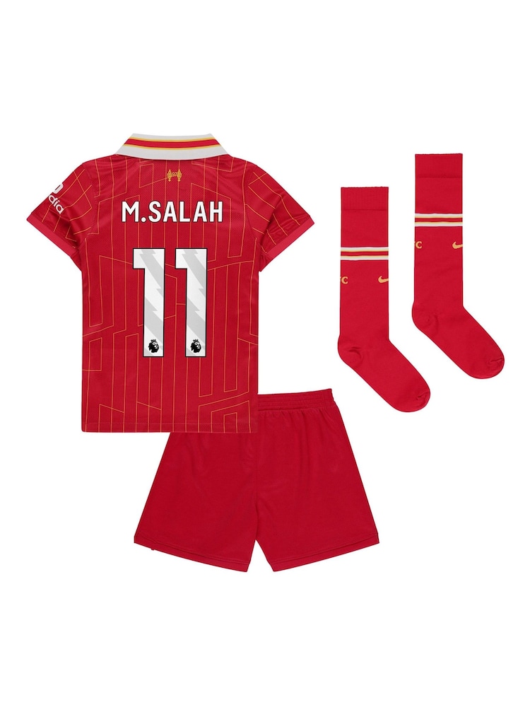 Nike Red Kids Liverpool Home Stadium Kit Shirt 2024-25 - Image 3 of 3