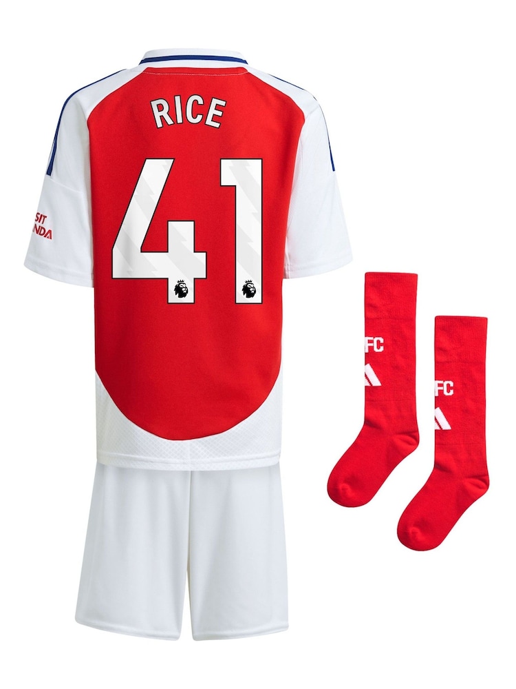 adidas Red Arsenal Home Minikit Shirt 2024-25 - Image 3 of 3