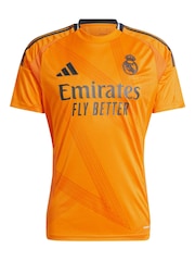 adidas Orange Real Madrid Away Shirt 2024-25 Vini Jr. 7 - Image 3 of 3