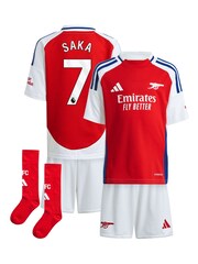 adidas Red Arsenal Home Minikit Shirt 2024-25 - Image 1 of 3