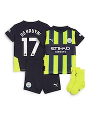 Puma Yellow Manchester City Away Babykit Shirt 2024-25 - Image 1 of 3