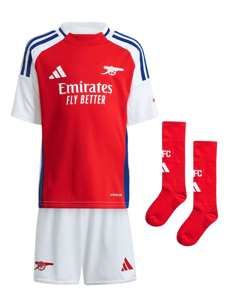 adidas Red Arsenal Home Minikit Shirt 2024-25 - Image 1 of 3