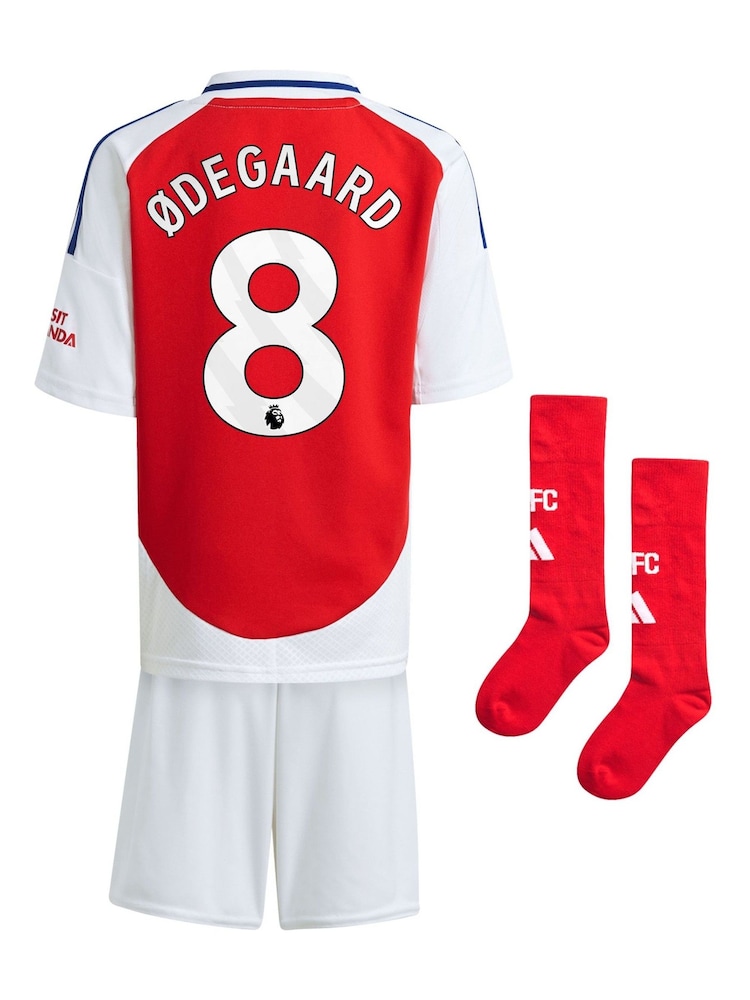 adidas Red Arsenal Home Minikit Shirt 2024-25 - Image 2 of 3