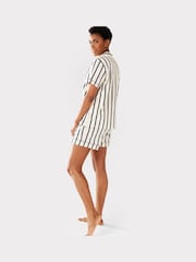 Chelsea Peers 100% Cotton Stripe Short Pyjamas Set - صورة 2 من 5