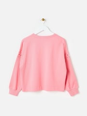 Oliver Bonas Broderie Drop Shoulder Hanorac - Imaginea 4 din 8