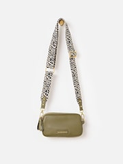 Oliver Bonas Green Naha Cross-Body Bag - Image 1 of 7