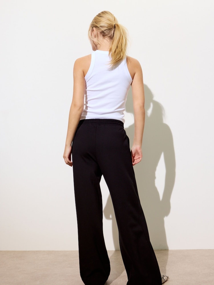 Oliver Bonas Black Wide Leg Trousers - Image 2 of 7