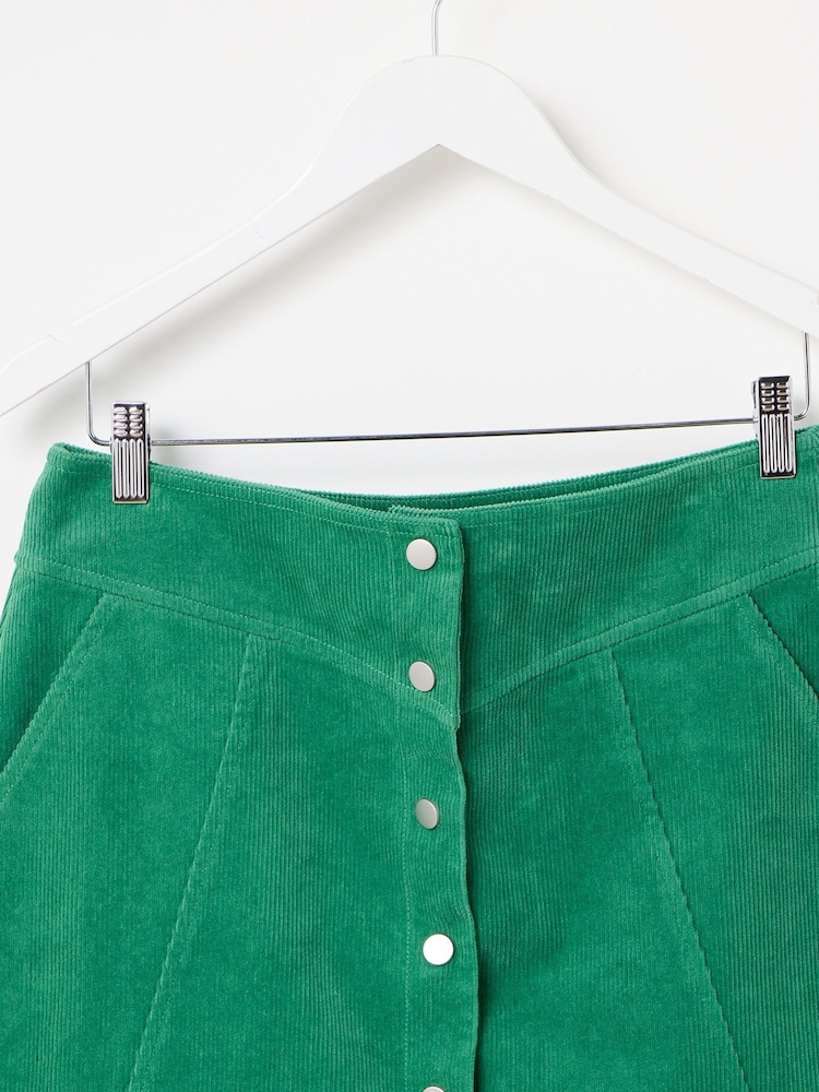 Oliver Bonas Green Corduroy Mini Skirt - Image 8 of 8 Oliver Bonas Green Corduroy Mini Skirt - Image 8 of 8