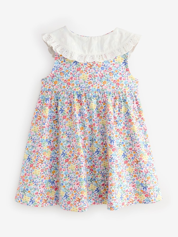 Cath Kidston Floral Print Tiered Dress (3mths-7yrs) - Image 2 of 5