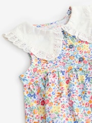 Cath Kidston Floral Print Tiered Dress (3mths-7yrs) - Image 3 of 5