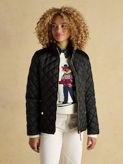 Preto - Casaco acolchoado de diamante à prova de banho Joules Braemar Luxe - Imagem 11 de 12