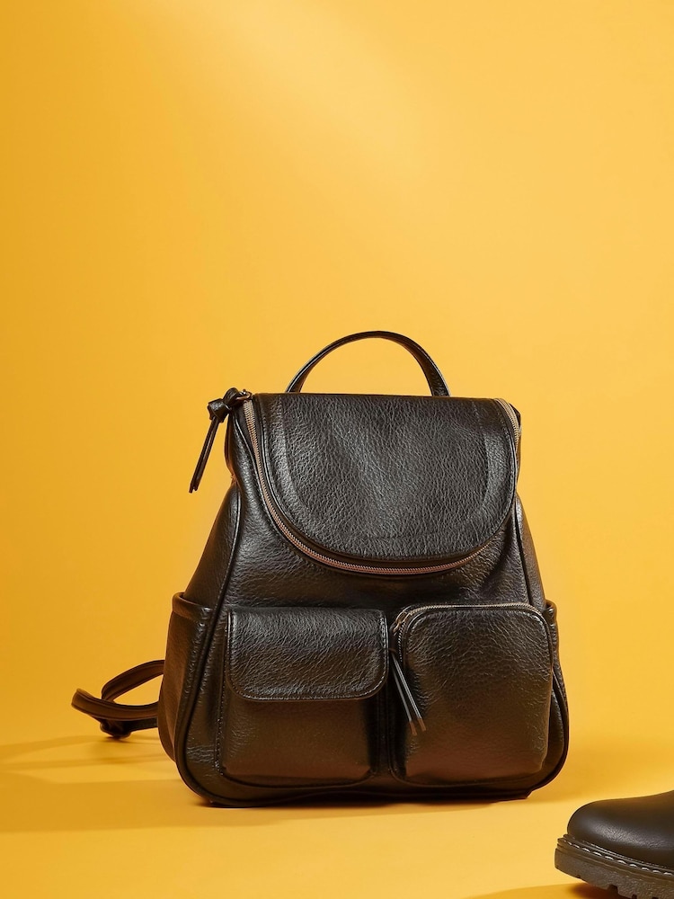 Pavers Black Multi-Pocket Backpack - Image 1 of 4