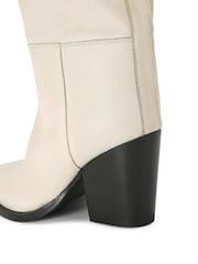 Carvela Cream Reign Boots - Image 5 of 5