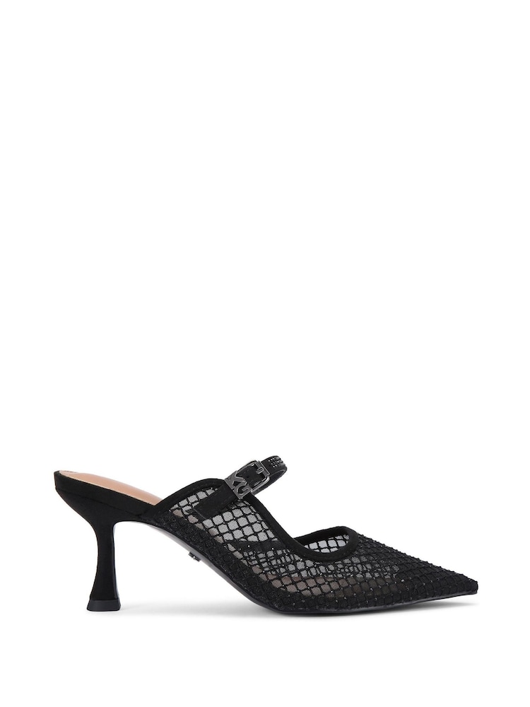 KG Kurt Geiger Chrome Aline Mule Shoes - Image 2 of 5