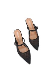 KG Kurt Geiger Chrome Aline Mule Shoes - Image 3 of 5