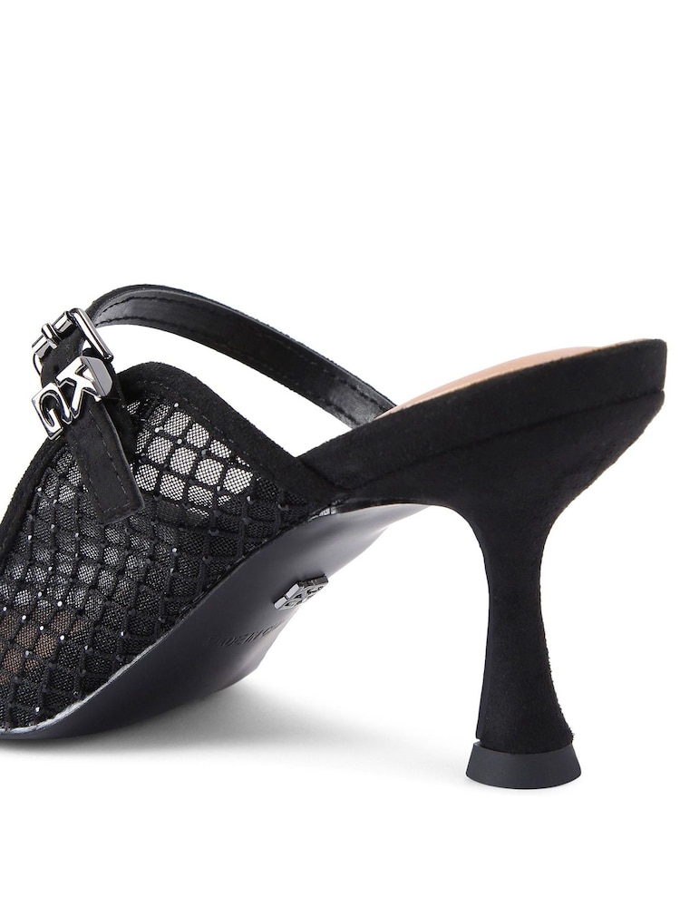 KG Kurt Geiger Chrome Aline Mule Shoes - Image 5 of 5 KG Kurt Geiger Chrome Aline Mule Shoes - Image 5 of 5