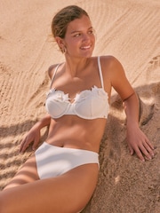 Cream High Leg Bikini Bottoms - Image 2 of 9