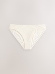 Cream High Leg Bikini Bottoms - Image 6 of 9