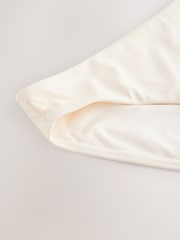 Cream High Leg Bikini Bottoms - Image 7 of 9