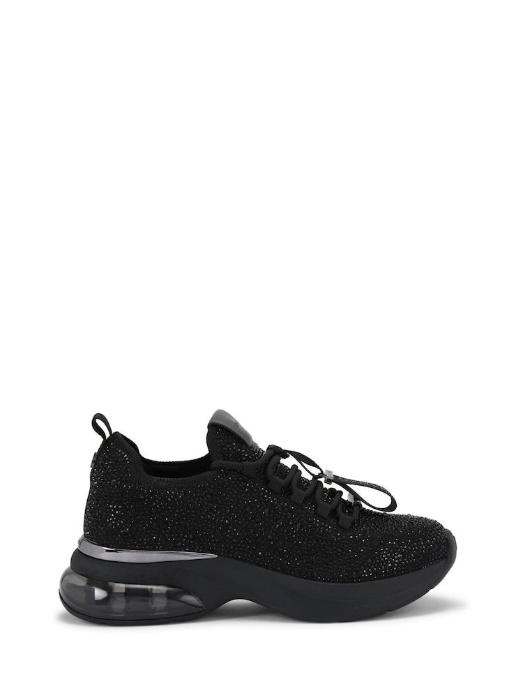 Carvela Cosmic Bubble Jewel Black Trainers - Image 2 of 5