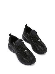 Carvela Cosmic Bubble Jewel Black Trainers - Image 3 of 5