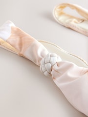 Estampa de posicionamento de flamingo creme/rosa - Maiô com decote redondo e controle de barriga - Imagem 9 de 10
