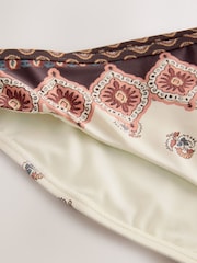 Chocolate Brown Woodblock High Leg Bikini Bottoms - Image 8 of 8