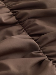 Chocolate Brown Shaping Tummy Control Bandeau Swimsuit - Image 6 of 8
