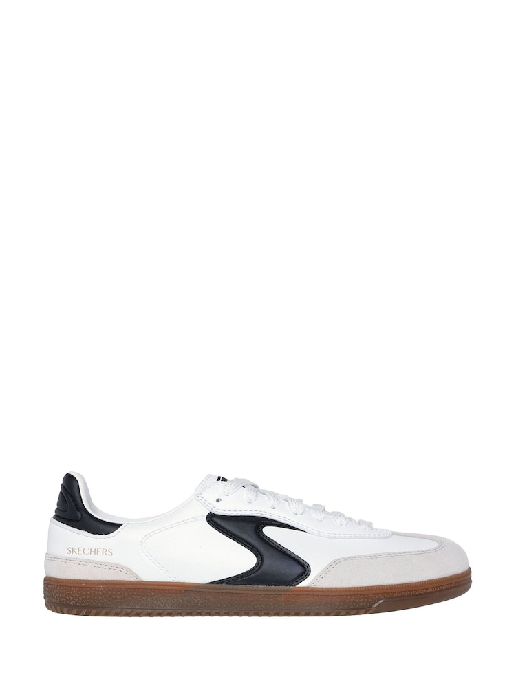 Skechers White Ladies Hotshot Kickoff Trainers - Image 1 of 5
